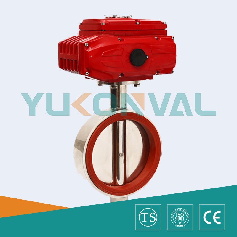 對夾式衛(wèi)生級電動蝶閥